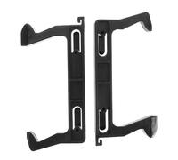OSALADI Lot de 2 Loquets de Porte de Micro-ondes en Plastique Résistant la Chaleur, Pièces de Rechange Compatibles pour Réparation de Four, Accessoires Fiables pour Usage Domestique