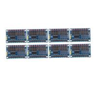OSALADI Lot de 2 Modules Daffichage LED pour Microcontrôleur 8 Touches Tube Numérique Câblage Gnd Fabrication Artisanale 4 Pièces