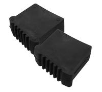 OSALADI Lot de 2 Patins Antidérapants en Caoutchouc pour Pieds D’échelle Carrés 30x70 Mm, Protections de Sol Solide pour Échelle Raide, Coussinets Amortissants Résistants aux Intempéries,