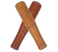 OSALADI Lot de 2 Pilons en Bois Naturel pour Ail et Épices Pilon Manuel Compact Tête Ronde Lisse Ustensiles Cuisine Ergonomiques pour Broyage Rapide et Usage Quotidien