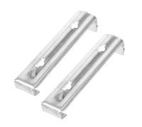 OSALADI Lot de 2 Supports de Gouttière en Alliage d'Aluminium 6 Pouces Robustes et Résistants à L’Oxydation pour Toitures de Maison et Villa Fourniture pour Gouttières Gestion de