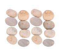 OSALADI Lot De 20 Galets Décoratifs Pour Petits Galets Pour Enfants Pour Aménagement Paysager Galets Galets À Peindre Lisses Et Délicates Gravier Beige