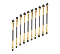 OSALADI Lot de 20 Pinceaux à Paupières Double Face Professionnels Poils Doux Manche Ergonomique pour Maquillage des Yeux Kit Cosmétique Pratique Usage Quotidien et Maquilleurs