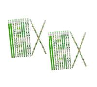 OSALADI Lot de 24 Crayons en Bois Saint-patrick Motif Trèfle à Quatre Feuilles, Crayons Colorés pour Élèves et Garçon et Filles, Fournitures Scolaires Légères et Résistantes pour Écriture