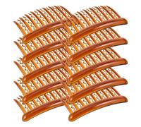 OSALADI Lot de 24 Peignes à Cheveux en Plastique Rétro 17 Dents Petit Format Couleur Marron Foncé Peigne Latéral pour Voile de Mariée Accessoires Coiffure pour Mariage et Occasions