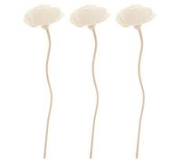 OSALADI Lot de 3 Bâtonnets Diffuseurs à Roseaux en Tiges Naturelles Fleurs Séchées, Accessoires pour Diffuseur à Huiles Essentielles, Aromathérapie et Parfum D’Ambiance Maison