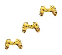 OSALADI Lot De 3 Coques De En Silicone Pour Manettes Motif Camouflage Jaune Pour 4 Manettes