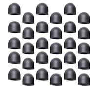 OSALADI Lot de 30 Embouts de Stylet en Silicone Noir, Silencieux et Facile à Remplacer, Compatibles Stylets Tactiles pour Smartphones et Écrans Capacitifs
