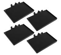 OSALADI Lot de 4 Plateaux Métalliques pour Pied de Micro Support Réglable T1 Petit Format 200X140Mm Plateau Multifonction pour Accessoires de Trépied Diffusion en Direct et
