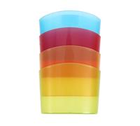 OSALADI Lot de 4 Porte-Sachets de Thé à Suspendre pour Tasse Support Compact Multifonction en Plastique Coloré Accessoire Pratique pour Thé de L'Après-Midi et Rangement de Biscuits