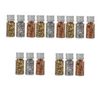 OSALADI Lot De 5 Kits De Paillettes Pour Nail Art Surligneurs Autocollants Coupe-Gel Breloques Palette Strass Chromés Lingettes Patchs Thermocollants Flocons
