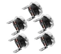 OSALADI Lot De 5 Thermostats De Remplacement 250v 16a 185℉ Pour Sèche-linge, Fusible Thermique De Protection, Élément Chauffant Compatible Pour Appareils Électroménagers