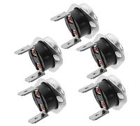 OSALADI Lot De 5 Thermostats Pour Sèche-linge Domestique 250v 16a Fusibles Thermiques Protection Surchauffe Composants Électroménagers