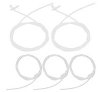 OSALADI Lot de 5 Tubes D'extension Plastiques de 2 Mètres pour Buse de Pulvérisation de Mousse Expansive, Tuyaux de Rechange Flexibles pour Remplissage D'espaces Étroits, Accessoires