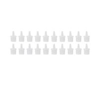 OSALADI Lot de 50 Bouchons d'Embout de Bouteille de Colle pour Extensions de Cils Plastique Solide Fermeture Étanche Accessoire Pratique pour Beauté et Rehaussement des Cils