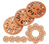 OSALADI Lot De 50 Boutons En Style Vintage Pour Chemise À Coudre À Pression Pour Vêtements Rétro Brodés À Tige En Tissu Grands Boutons Noirs