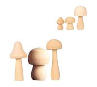 OSALADI Lot De 6 Mini Champignons En Pour Décoration De Jouets Pour Enfants Jouets Miniatures Jouets De Modelage Jouets Pour Enfants Fournitures De Bricolage En Modèle De