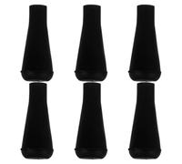 OSALADI Lot de 6 Pointes de Flèches Rondes en Caoutchouc Souple, Embouts de Rechange Faciles à Installer, Accessoires pour Tir à l'arc, Chasse Pratique