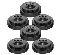 OSALADI Lot de 6 Porte-Drapeaux de Bureau Mini 6 Trous Support de Mât de Drapeau en Plastique Petit Porte-Drapeau Décoratif pour Intérieur Salle de Conférence et Fêtes