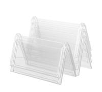 OSALADI Lot De 6 Porte-Étiquettes Double Face Transparents Pour École Bureau Ou Bureau