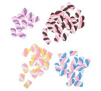 OSALADI Lot De 60 Accessoires Pour Barbe à Papa Colorés En Poterie, Boîte De Papeterie Diy, Décorations Créatives Artisanales, Assortis Multicolores Pour Loisirs Créatifs Et Fêtes