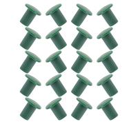 OSALADI Lot de 60 Capuchons en PVC Vert pour Tuteurs en Bambou, Protection Permanente Contre Champignons, pour Jardin et Espace Patio