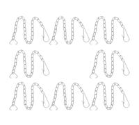 OSALADI Lot De 8 Crochets Pour Chaîne De Chasse D'Eau Mécanisme De Chasse D'Eau Chaîne De Remplacement Pour Clapet De Toilette Robuste Universelle Pièce