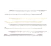 OSALADI Lot de 8 Faux Cils Décoratifs pour Poupée 4 Couleurs X 2 Pièces Longueur 06 CM Accessoires Loisirs Créatifs pour Fabrication de Poupées Artisanales