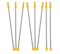 OSALADI Lot de 8 Lances de Pulvérisation en Acier Inoxydable Télescopiques 45-80 Cm, Baguettes Rétractables pour Pulvérisateur de Jardin, Usage Agricole et Entretien Verger, Accessoires