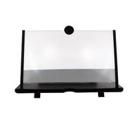 OSALADI Loupe Écran Smartphone Agrandisseur 12 Pouces Multifonction Support Portable en Plastique Abs Noir pour Usage Bureau Élève Vision Améliorée