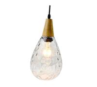OSALADI Lustre En Verre Goutte Plafonnier Goutte D'eau Plafonniers Suspendus Suspension Loft Suspension Au Plafond Lampe à Suspension Goutte Facile E27 Un Verre Lumières De Restaurants