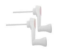 OSALADI Manivelle de Rechange en Plastique Rose pour Réglage Précis Effort Hauteur de Table Réglable 2 Pièces pour Bureau et Étude à Domicile
