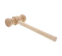 OSALADI Marteau Bois pour Garçon Fille Maillet Mini Bois Naturel Accessoire Costume Juge Rôle Avocat Gavel Décoratif Sûr et Créatif