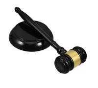 OSALADI Marteau Bois pour Juge et Enchères Gavel et Portable Bois Naturel pour Étudiants Droit et Commissaires Priseurs Accessoire de Bureau Pratique et Élégant