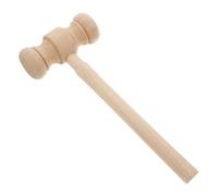 OSALADI Marteau Juge Bois Rôle Garçon Fille Bois Naturel Accessoire Costume Halloween Polyvalent pour Jeux Imaginatifs