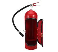 OSALADI Mini-Bar d'Extincteur en Métal Casier à Bouteilles de Vin Décoratif pour Comptoir Rangement Sécurisé pour 1 Bouteille Coffret Original pour Amateurs de Whisky et