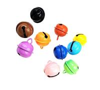 OSALADI Mini Cloches pour Animaux de Compagnie 50Pcs Multicolore Cloche DIY Décoration Bricolage Noël Accessoires de Loisirs