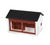 OSALADI Miniature Chinese Style Ancient Architecture Model Resin Pavilion for Bonsai Landscaping Aquarium and Micro Landscape DIY Decoration