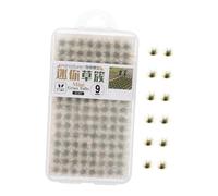 OSALADI Miniature Grass Tufts for Railway Scenery Realistic Model Grass Clusters for Diorama Landscaping and Lifelike Micro Landscape Decoration per Box