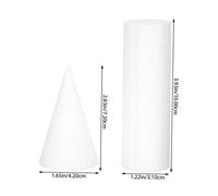 OSALADI Modèle de Cake Mousse Blanc pour Décoration Gâteau DIY Pratique pour Entraînement Pâtisserie Réutilisable et Fêtes
