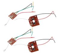 OSALADI Module de Télécommande Mini 27M Émetteur-Récepteur sans Fil à 2 Canaux Accessoire Électronique DIY pour Jouets Kit de 2 Pièces Expérience Électrique pour Garçon et Filles