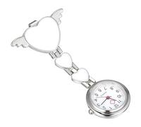 OSALADI Montre Suspendue Décoratif Style Simple, en Alliage Créative | Lecture Facile, Blanc, pour Décoration Vestimentaire et Usage Décoratif, Montre de Poche du Médecin