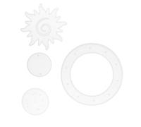 OSALADI Moule Diy Pour Pendentif Décoratif Moule Suspendu Pour Décoration Facile à Démouler et Nettoyer Kit Pour Fabrication De Carillon