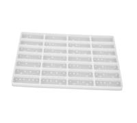 OSALADI Moule Silicone Diy pour Domino Moule Époxy pour Artisanat Fabrication Facile de Domino Parfait pour Résine Époxy et Décorations Personnalisées