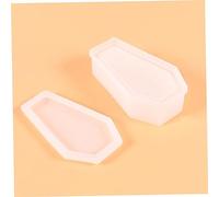 OSALADI Moule Silicone Forme Cercueil Coffret Rangement DIY Halloween Décorations Boîte Stockage Époxy