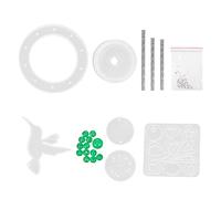 OSALADI Moule Silicone pour Carillon Éolien Diy de Fabrication de Pendentifs Artisanaux Facile à Démouler Non Adhésif pour Créativité Décorations Personnalisées