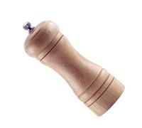 OSALADI Moulin à Poivre Manuel en Bois Massif Mécanisme en Céramique Réglable, 13 Cm, Moulin à Sel et Épices Polyvalent Cuisine, Barbecue et Restaurant, Outil à Moudre le Poivre Naturel