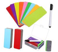 OSALADI Notez autocollant d'étiquettes de tableaux blancs bloc-notes pour réfrigérateur avis gros aimants Étiquettes de couleur Tags de nom magnétique