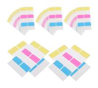 OSALADI Onglets Adhésifs de Classement Autocollants Inscriptibles pour Cahiers et Dossiers - 20 Sachets de 60 Pièces Moyens - Marque-Pages Colorés pour Organisation Bureau Étude et