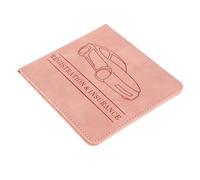 OSALADI Organisateur de Cas pour permis de Conduire Femme clé Petit Portefeuille de Cartes de crédit Titulaire de l'assurance et de l'immatriculation Unité Centrale Rose